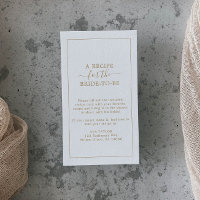 Minimalist Gold Recipe Request