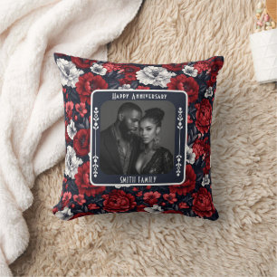 Minimalist Golden Anniversary  Throw Pillow