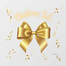 Minimalist Golden bow 