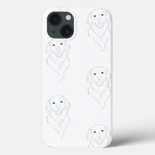 Minimalist Golden retriever lover phone case