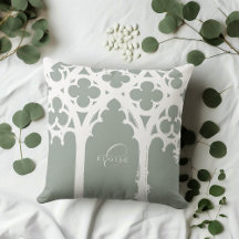Minimalist Gothic Elegant Typography Pale Green
