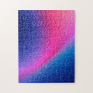 Minimalist Gradient Jigsaw Puzzle