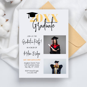 Minimalist Graduation Party Class of 2024 College Invitation