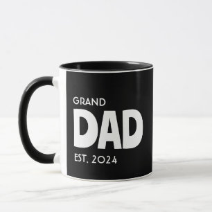 Minimalist GRANDDAD With Personalized Year Mug