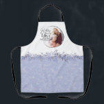 Minimalist Granddaughter Typography Photo Apron<br><div class="desc">This modern minimalist birthday design for a granddaughter features graceful calligraphy blended with clean, contemporary typography that gently highlights love and birthday wishes. The flowing handwritten script is balanced with simple lettering and generous spacing, creating a calm, uncluttered composition. A soft circular photo frame integrates naturally with the typography, allowing...</div>