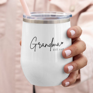Minimalist Grandma EST New Grandma Gift