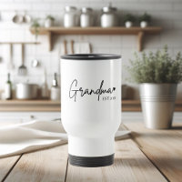 Minimalist Grandma EST | New Grandma Gift