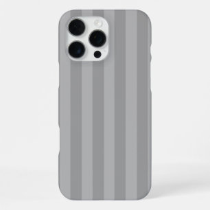 Minimalist Gray Vertical Stripes Phone Case