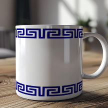 Minimalist Greek Pattern Customisable VI