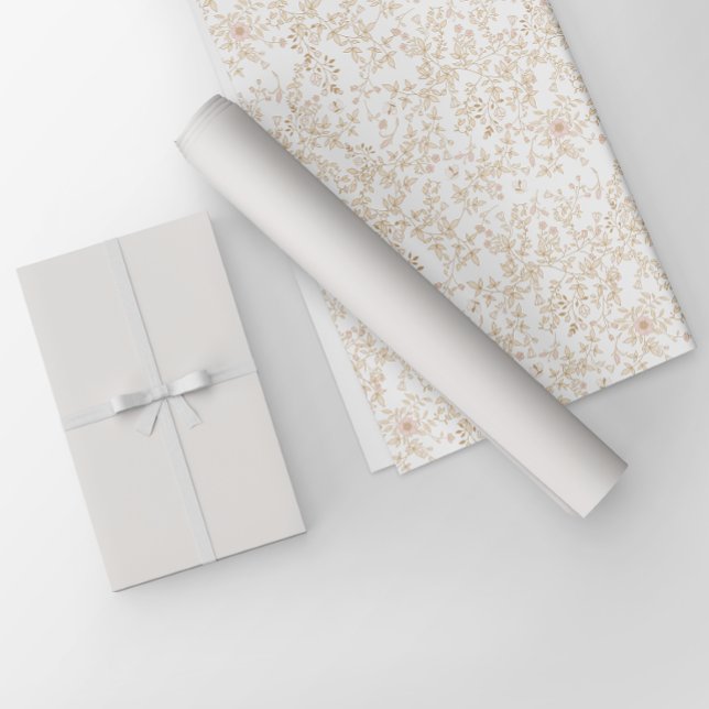 Minimalist Greek Villa Reserved White Solid Colour Wrapping Paper (Creator Uploaded)
