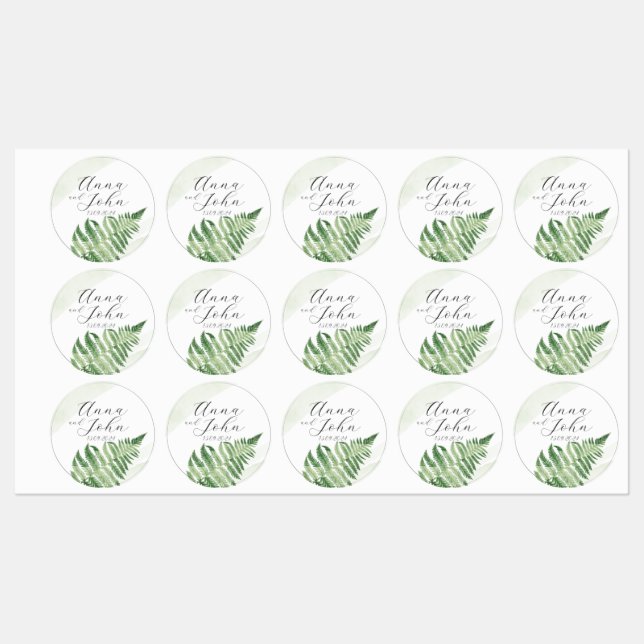 Minimalist Green Fern (Sheet)