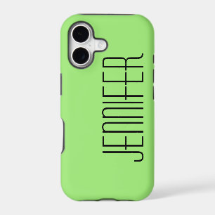 Minimalist, Green, Personalised Jumbo Name