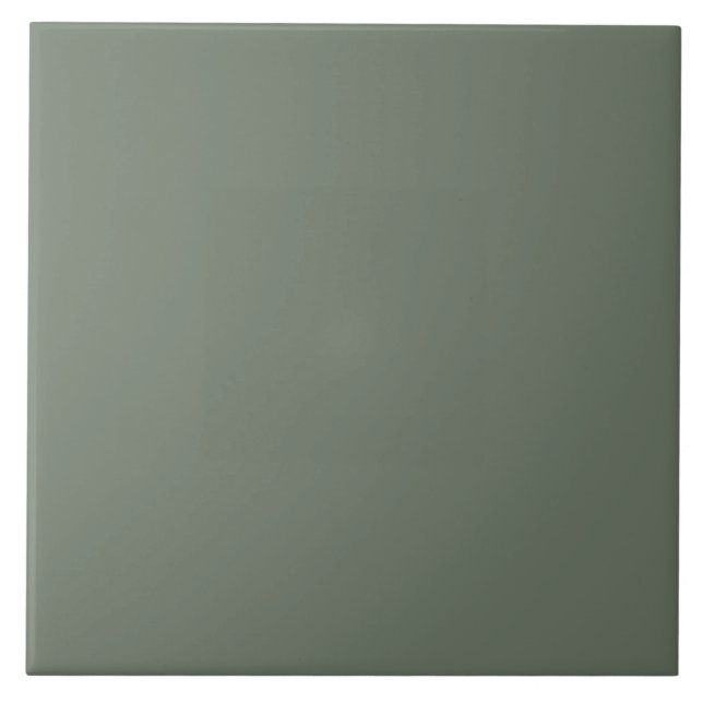 Minimalist Green Plain Colour  Tile (Front)