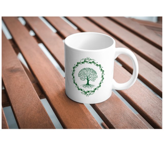 Minimalist Green Tree of LifeMug Coffee Mug (Creator Uploaded)