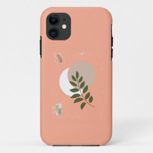 Minimalist Greenery Art iPhone 11 Case