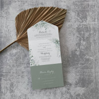 Minimalist Greenery Eucalyptus Wedding