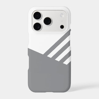 Minimalist Grey and White  Phone Case