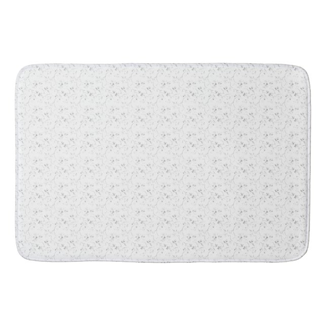 Minimalist Grey Bath Mat | Luxe Spa Bathroom (Front)