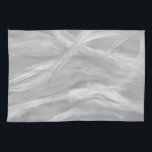 Minimalist Grey Brushstrokes Abstract Art Tea Towel<br><div class="desc">Decorate your kitchen with this cool abstract art towel. Makes a great housewarming or wedding gift! 
You can customise it and add text too.
Check my shop for lots more colours and patterns!</div>