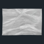 Minimalist Grey Brushstrokes Abstract Art Tea Towel<br><div class="desc">Decorate your kitchen with this cool abstract art towel. Makes a great housewarming or wedding gift! 
You can customise it and add text too.
Check my shop for lots more colours and patterns!</div>