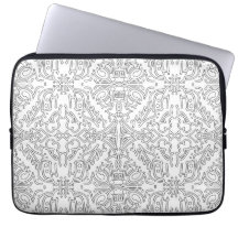 Minimalist Grey Floral Pattern