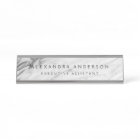 Minimalist Grey White Marble Professional