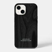 Minimalist Grey Wooden Pattern Stylish Elegant