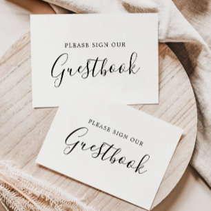 Minimalist Guestbook Sign, Please Sign Template