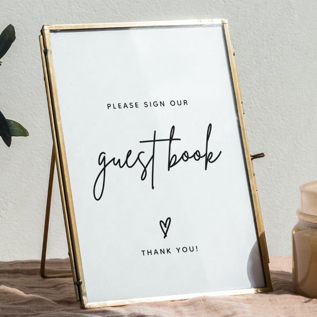 Minimalist Guestbook Wedding | Sign Our Guestbook (Creator Uploaded)