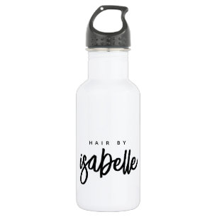 Minimalist Hair Stylist Black Brush Script White 532 Ml Water Bottle