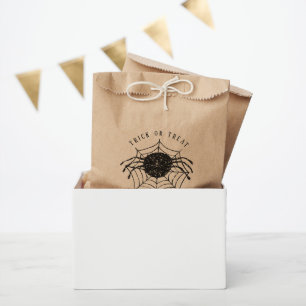 Minimalist Halloween Party Spider Web Decor Favour Bags
