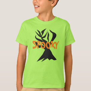 Minimalist Halloween Spooky Tree T-Shirt
