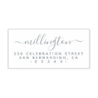 Minimalist Hand-written Family Name Return Address