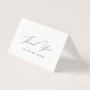 Minimalist Handwritten Script Personalised Wedding