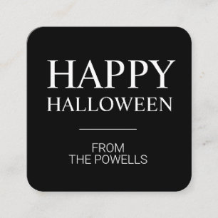 MINIMALIST HAPPY HALLOWEEN ENCLOSURE CARDS   CLASS