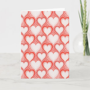Minimalist Heart Pattern Card