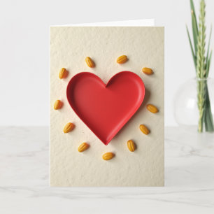 Minimalist Heart Ring Card