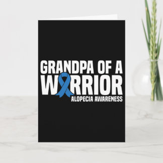 Minimalist Hearts Alopecia Awareness Card