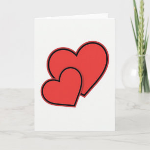 Minimalist Hearts Card