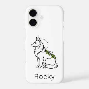 Minimalist Heritage German Shepherd Forest Spirit