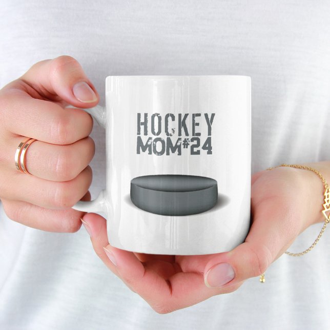 Minimalist Hockey Mum Personalised Coffee Mug (Creator Uploaded)