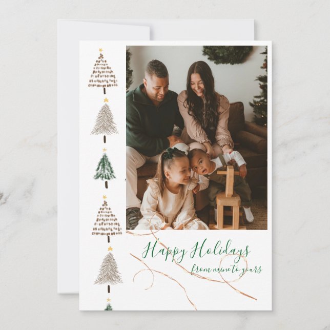 Minimalist Holiday Card (Front)