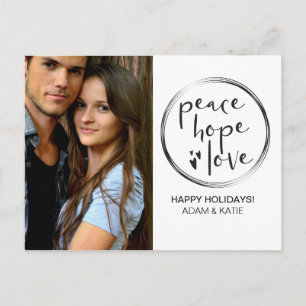 MINIMALIST HOLIDAY PEACE HOPE LOVE PHOTO