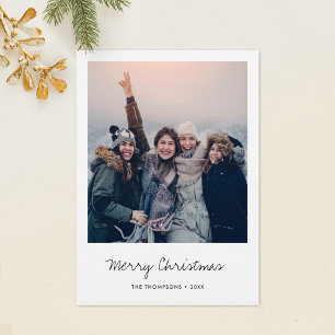 Minimalist Holiday Photo Card
