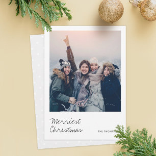 Minimalist Holiday Photo Card