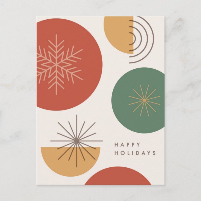 Minimalist Holiday - Simple Festive Cheer (Front)