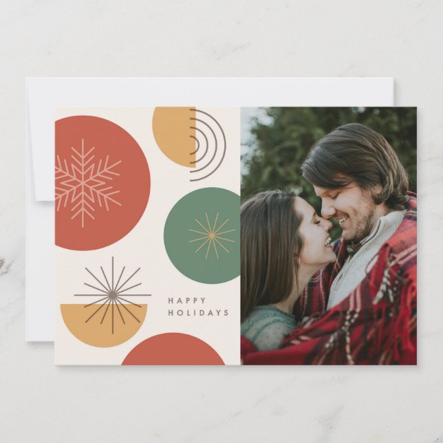 Minimalist Holiday - Simple Festive Cheer Card (Front)