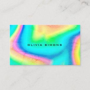 Minimalist holographic Business Cards