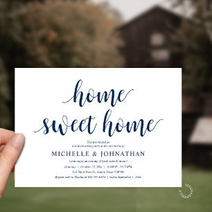 Minimalist Home Sweet Home Housewarming Party Invitation