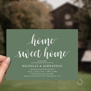 Minimalist Home Sweet Home Housewarming Party Invitation